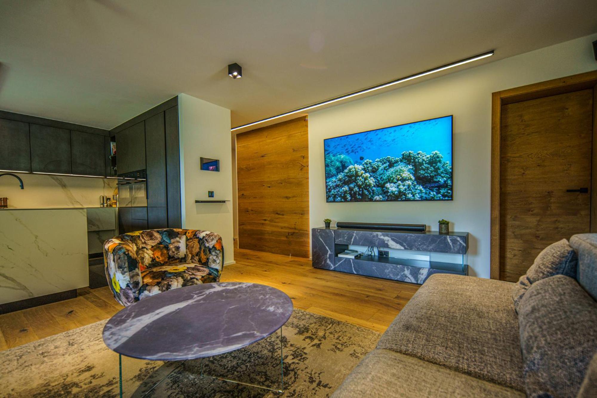 Appartamento Luxury Mountain With Private Sauna And Underground Parking Sankt Moritz